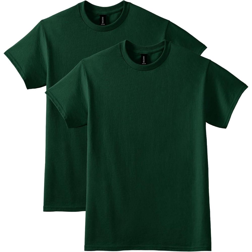 imageGildan Adult DryBlend TShirt Style G8000 MultipackForest Green 2pack