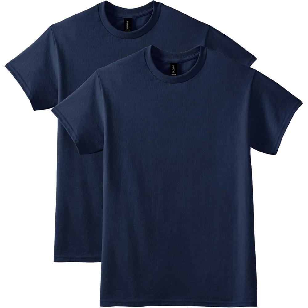 imageGildan Adult DryBlend TShirt Style G8000 MultipackNavy 2pack
