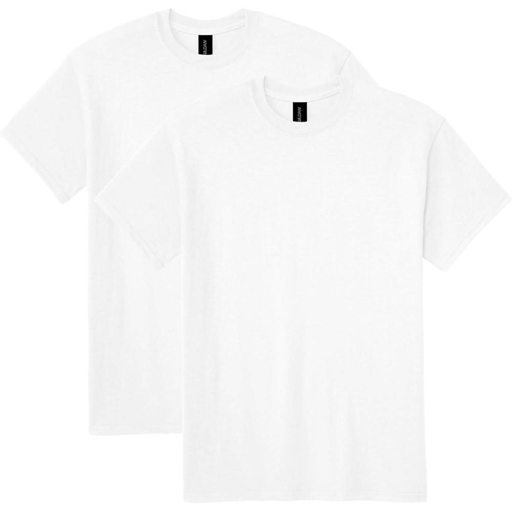 imageGildan Adult DryBlend TShirt Style G8000 MultipackWhite 2pack