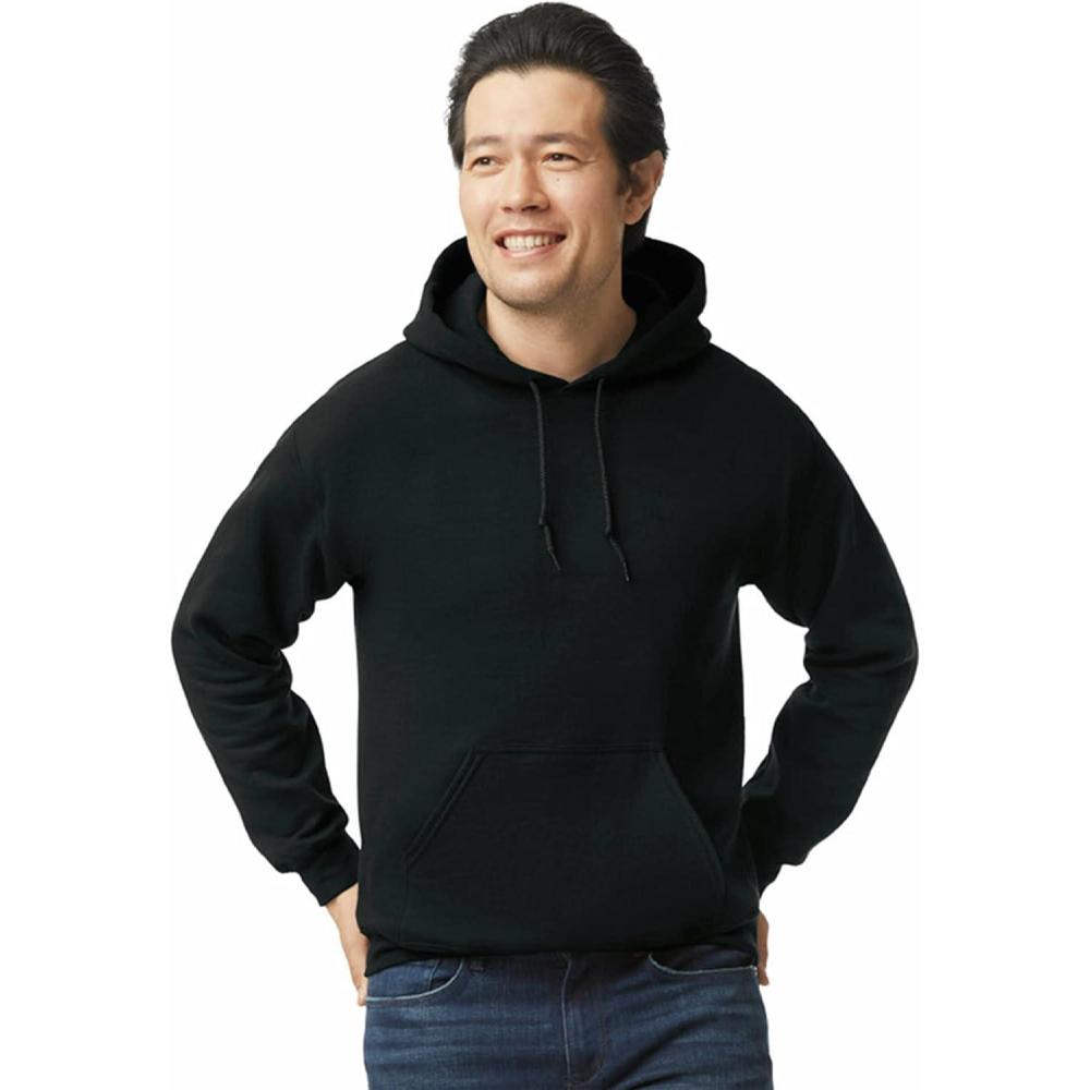 imageGildan Adult Fleece Hoodie Sweatshirt Style G18500 MultipackBlack  Case of 24