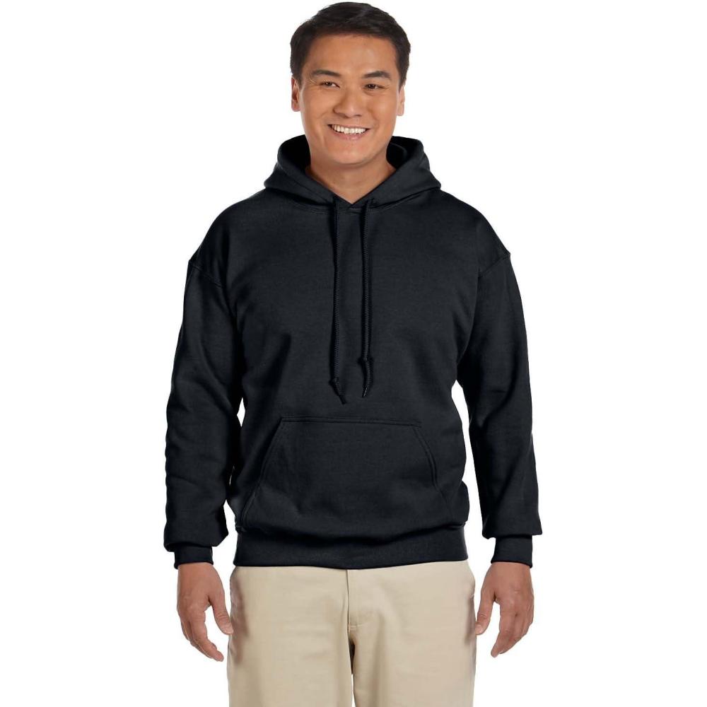 imageGildan Adult Fleece Hoodie Sweatshirt Style G18500 MultipackBlack