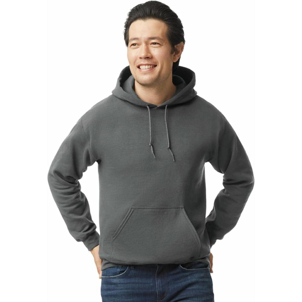 imageGildan Adult Fleece Hoodie Sweatshirt Style G18500 MultipackCharcoal 1pack