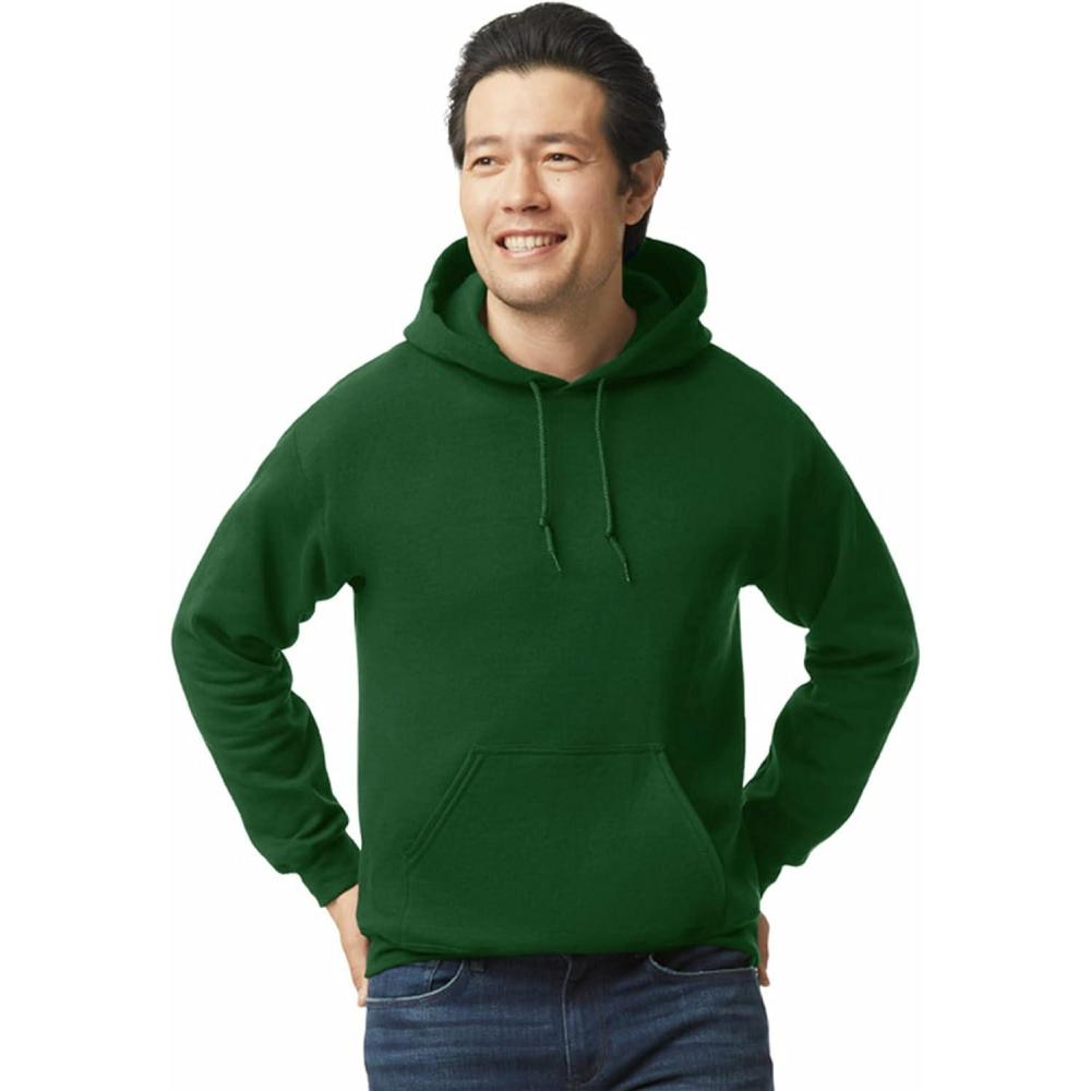 imageGildan Adult Fleece Hoodie Sweatshirt Style G18500 MultipackForest Green 24pack