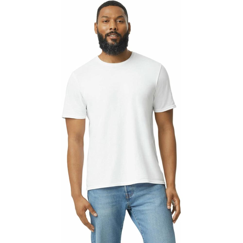 imageGildan Adult Softstyle Cotton TShirt Style G64000 MultipackWhite  Case of 72