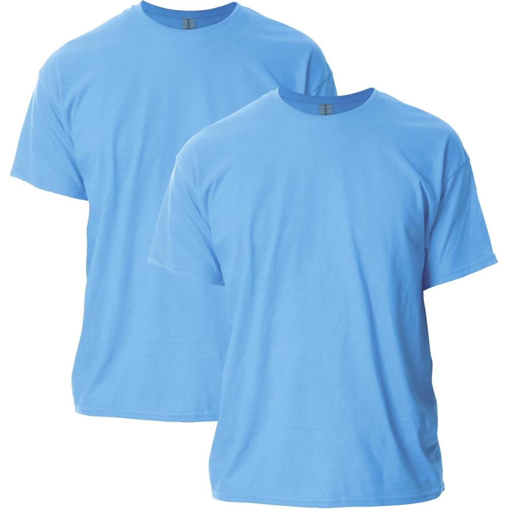 imageGildan Adult Ultra Cotton TShirt Style G2000 MultipackCarolina Blue 2pack