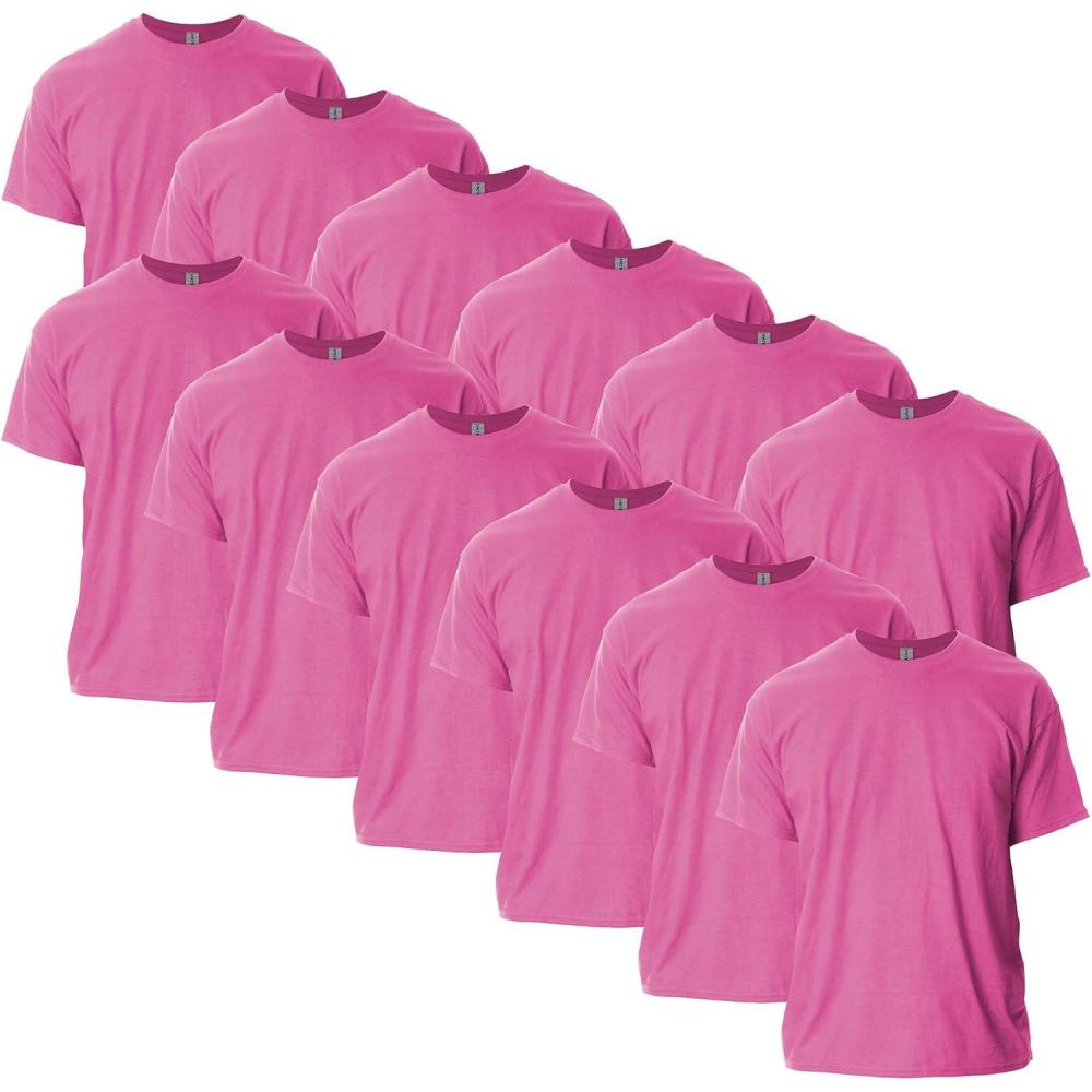 imageGildan Adult Ultra Cotton TShirt Style G2000 MultipackHeliconia 12pack
