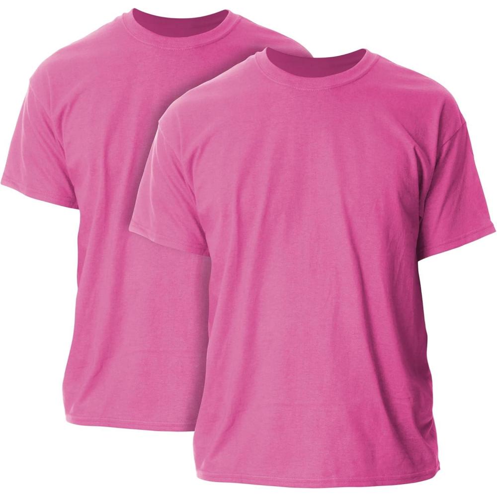 imageGildan Adult Ultra Cotton TShirt Style G2000 MultipackHeliconia 2pack