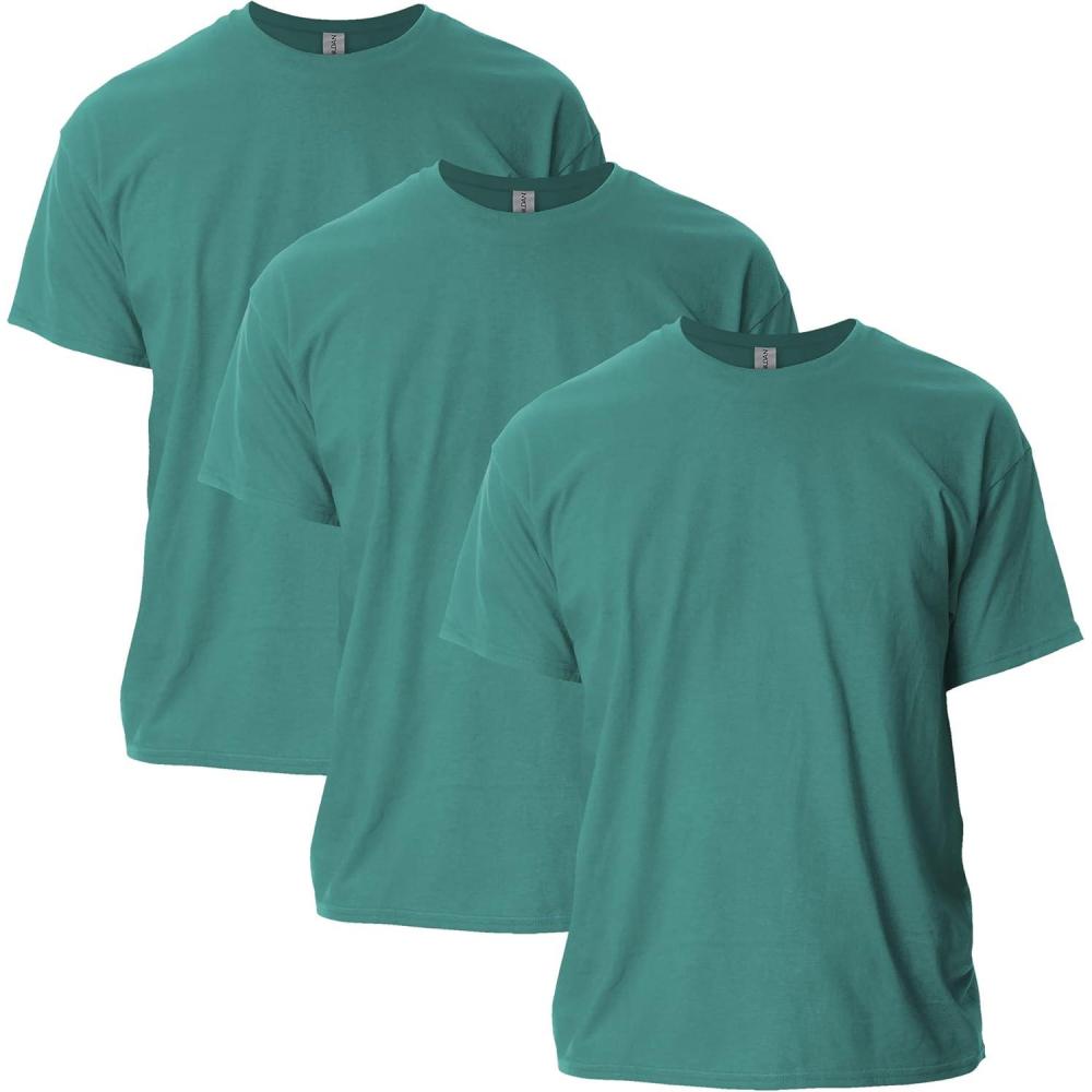 imageGildan Adult Ultra Cotton TShirt Style G2000 MultipackJade Dome 3pack