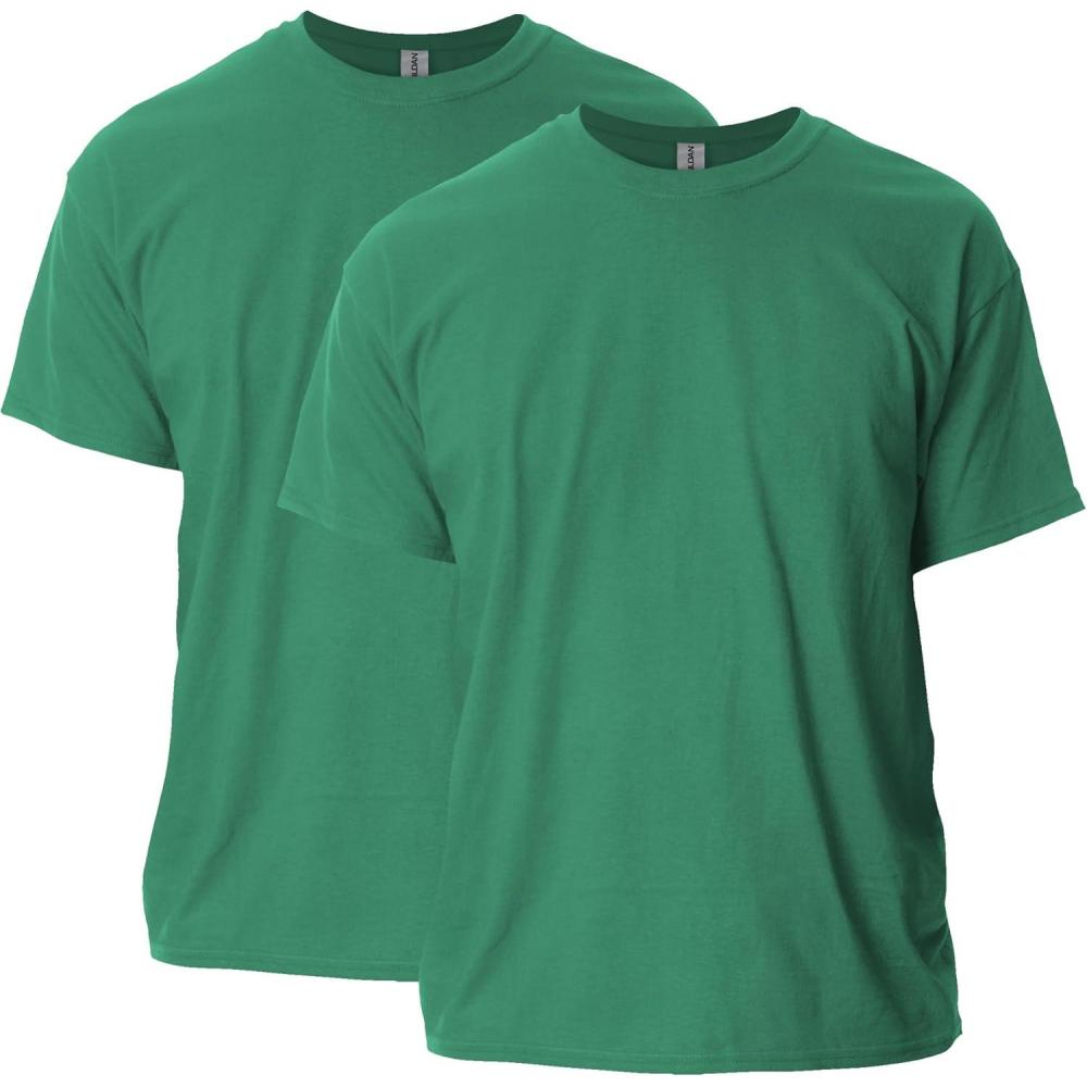 imageGildan Adult Ultra Cotton TShirt Style G2000 MultipackKelly Green 2pack