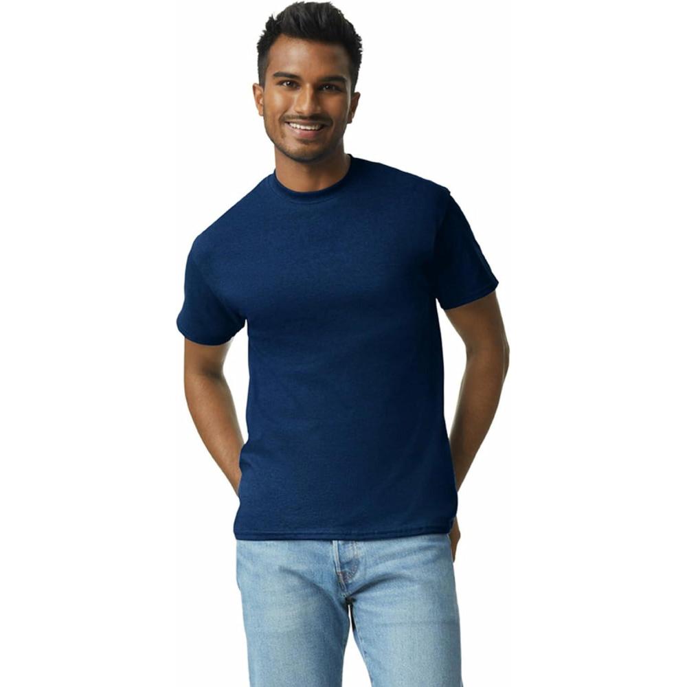 imageGildan Adult Ultra Cotton TShirt Style G2000 MultipackNavy 72pack