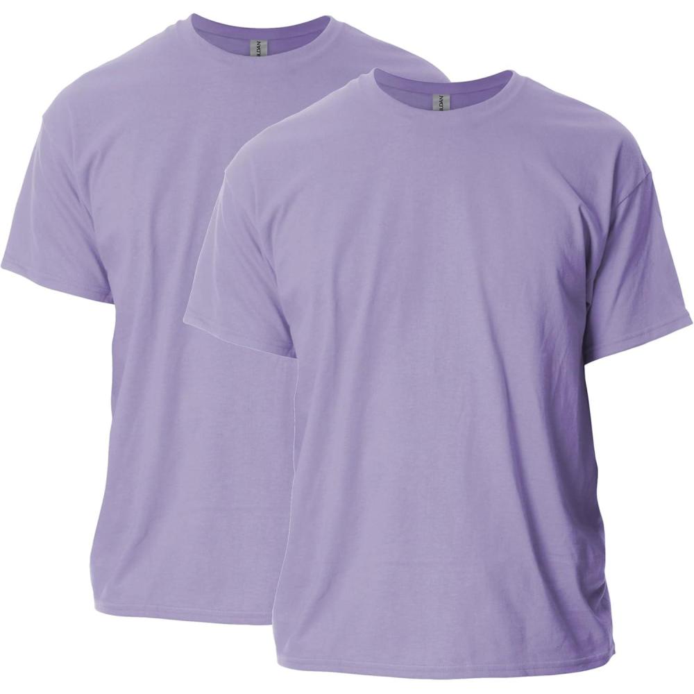 imageGildan Adult Ultra Cotton TShirt Style G2000 MultipackOrchid 2pack