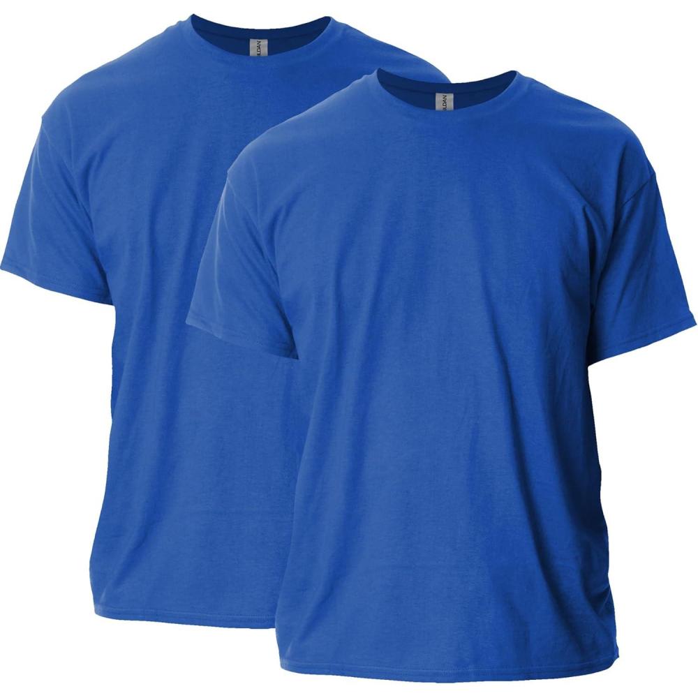 imageGildan Adult Ultra Cotton TShirt Style G2000 MultipackRoyal 2pack