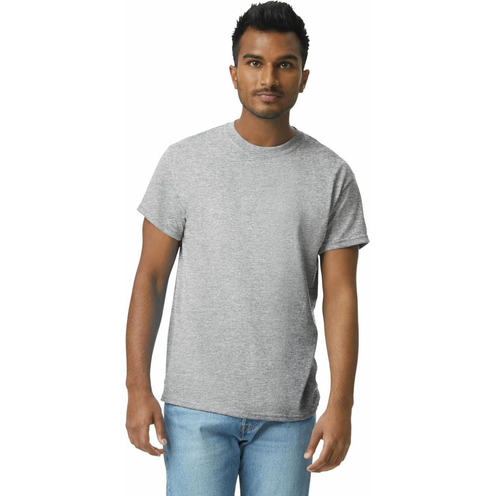 imageGildan Adult Ultra Cotton TShirt Style G2000 MultipackSport Grey 72pack