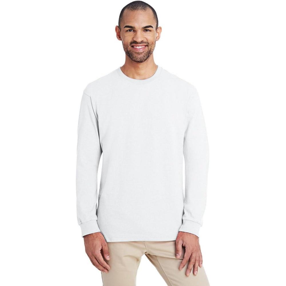 imageGildan Hammer Adult Long Sleeve TShirt 2Pack Style GH400Rs Sport Grey