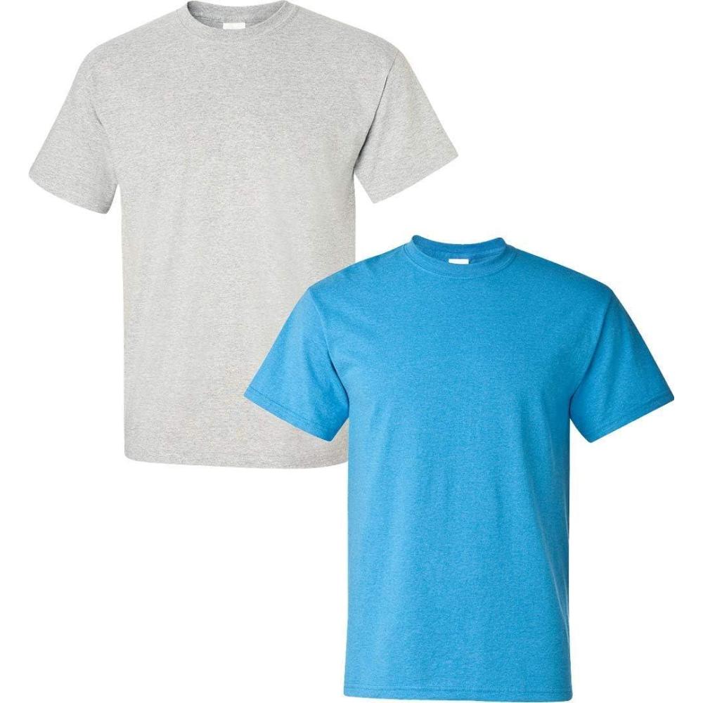 imageGildan Hammer Adult TShirt 2Pack Style GH0001 Ash 1 Heather Sapphire