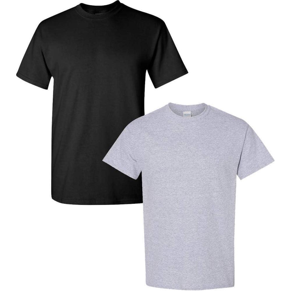 imageGildan Hammer Adult TShirt 2Pack Style GH0001 Black  1 Sport Grey