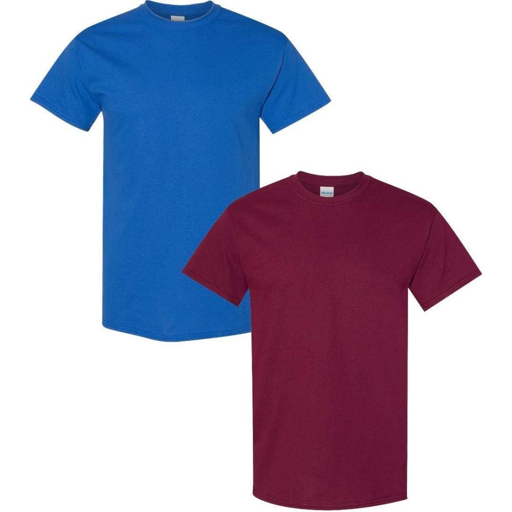 imageGildan Hammer Adult TShirt 2Pack Style GH0001 Maroon  1 Royal