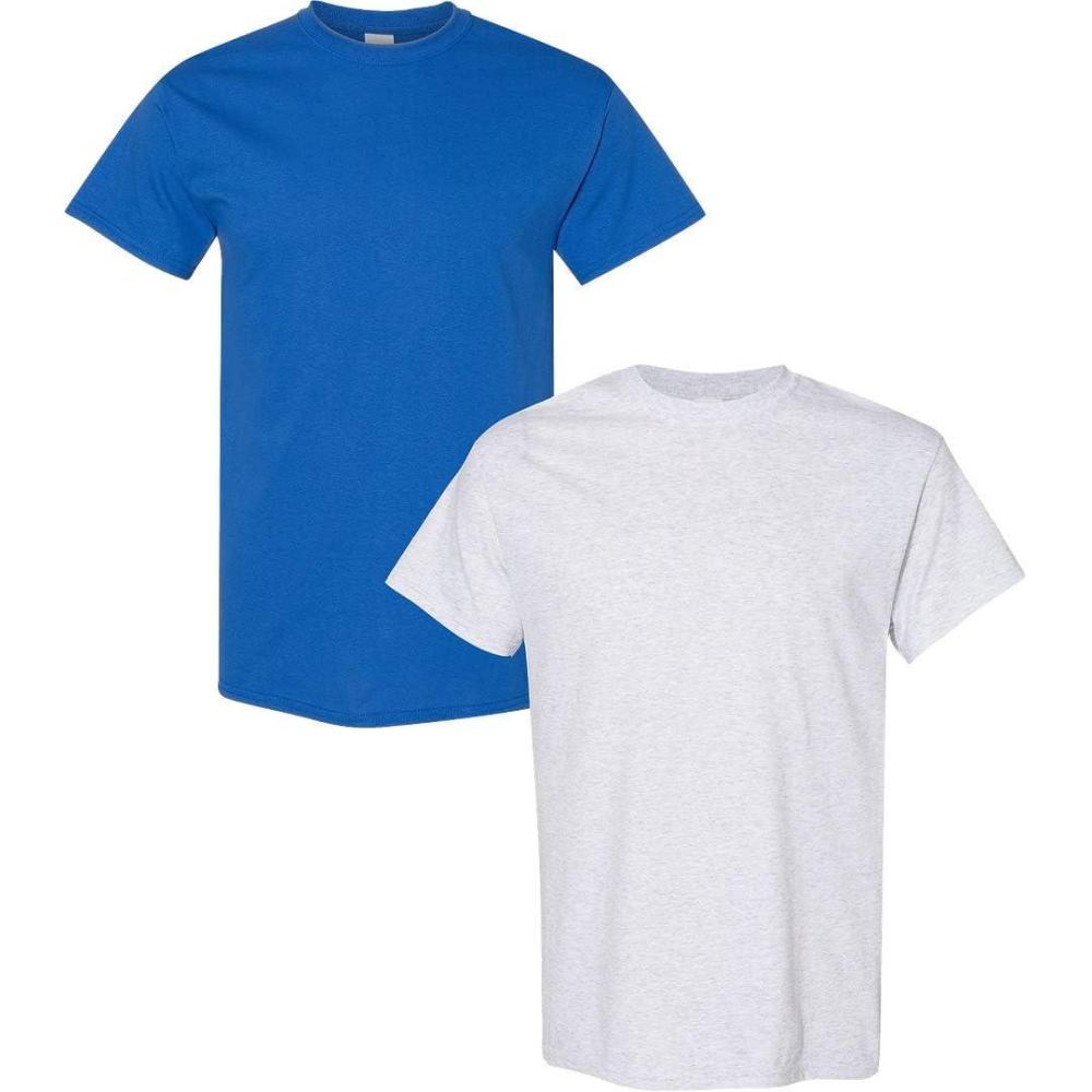 imageGildan Hammer Adult TShirt 2Pack Style GH0001 Royal  1 Ash