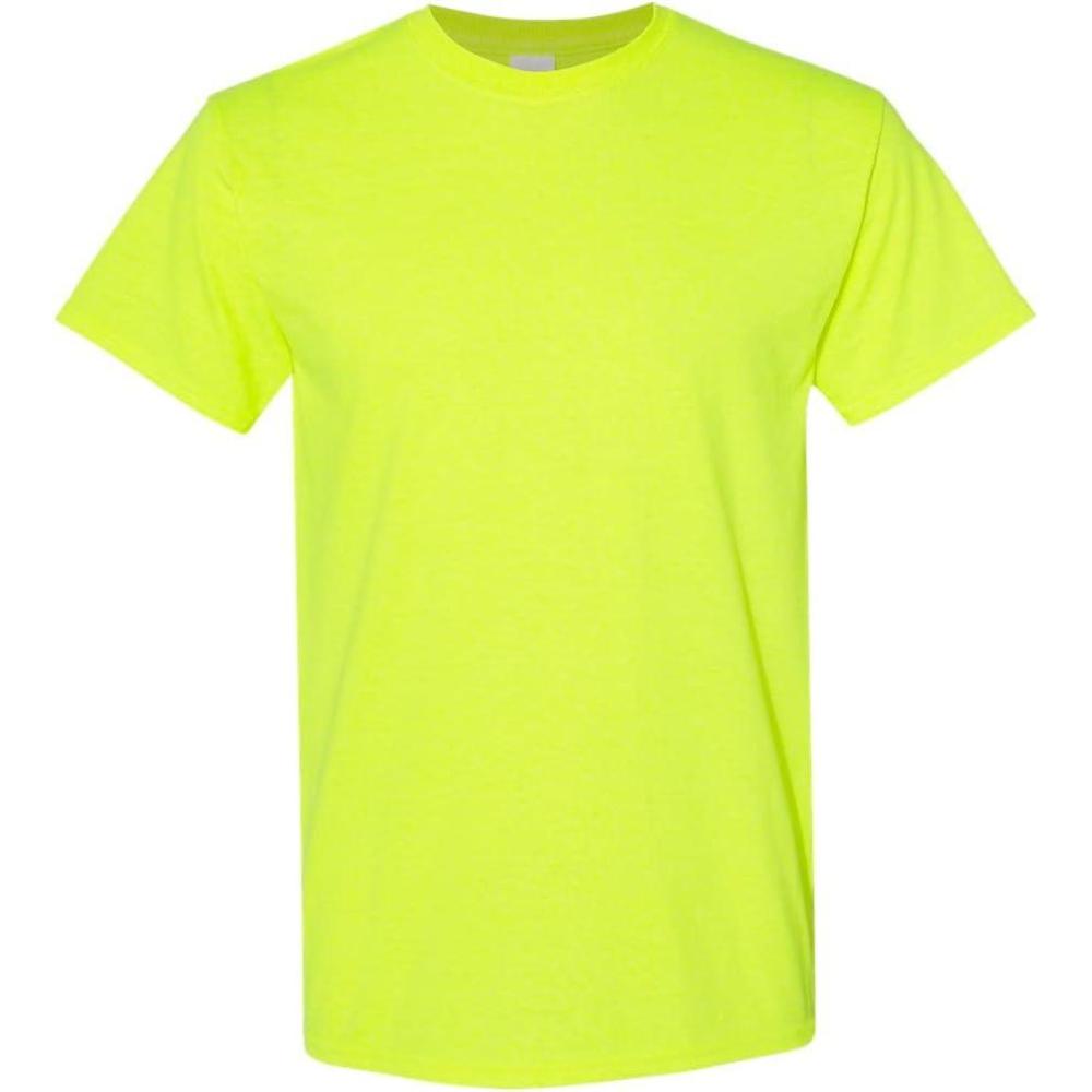 imageGildan Hammer Adult TShirt 2Pack Style GH0001 Safety Green  1 Daisy
