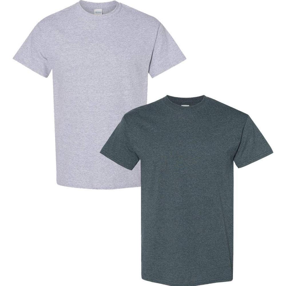 imageGildan Hammer Adult TShirt 2Pack Style GH0001 Sport Grey  1 Dark Heather