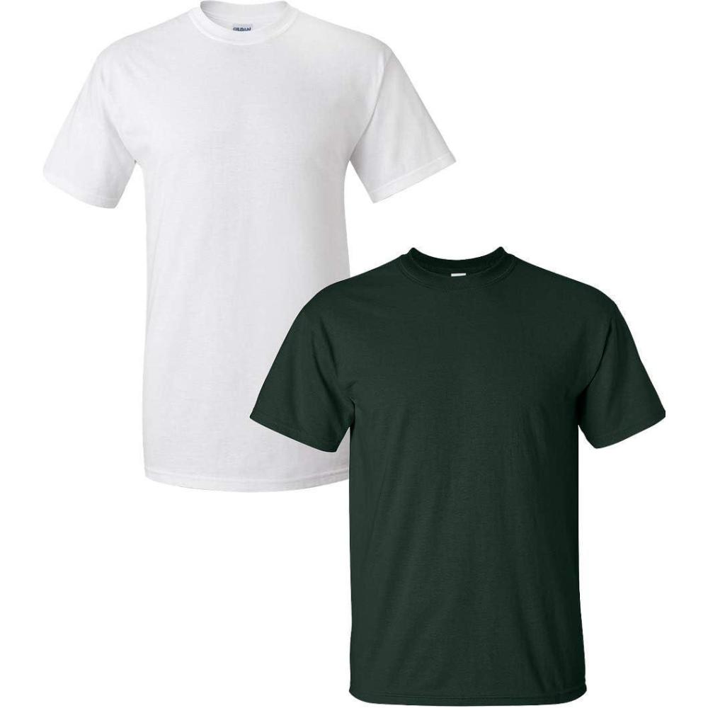 imageGildan Hammer Adult TShirt 2Pack Style GH0001 White  1 Forest