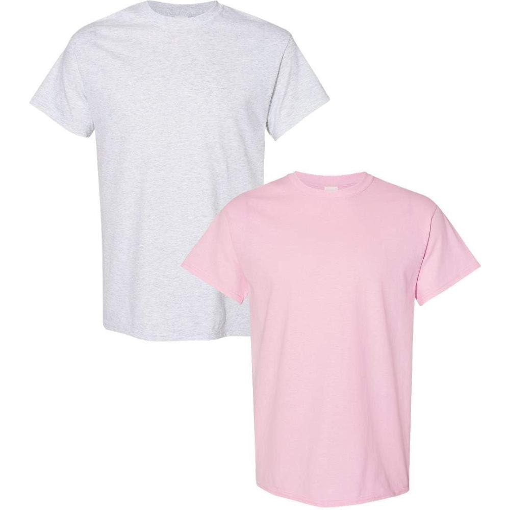 imageGildan Hammer Adult TShirt 2Pack Style GH000Ashlight Pink