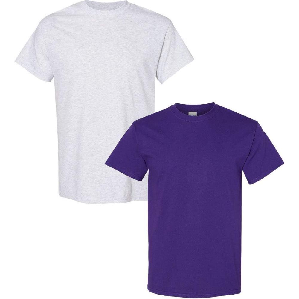 imageGildan Hammer Adult TShirt 2Pack Style GH000Ashpurple
