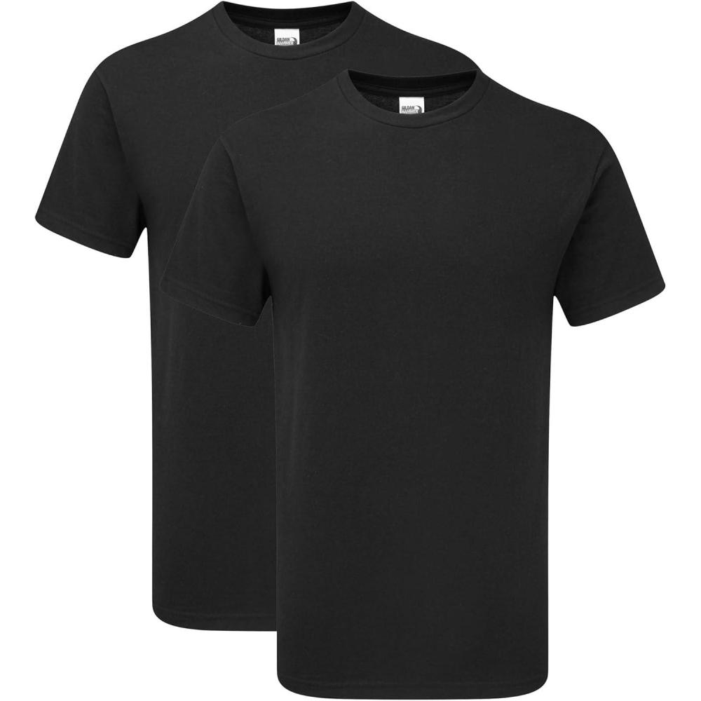 imageGildan Hammer Adult TShirt 2Pack Style GH000Black 2pack