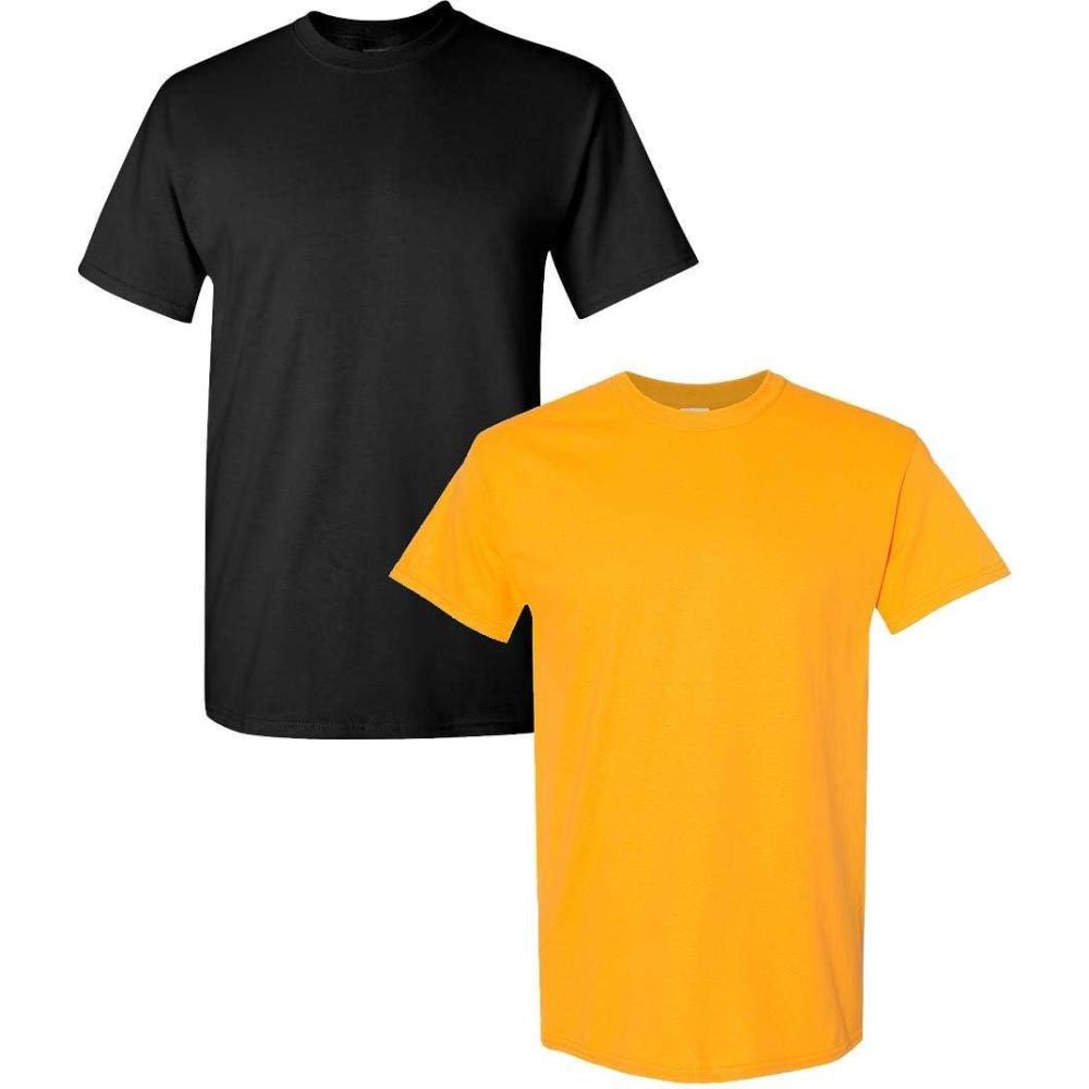 imageGildan Hammer Adult TShirt 2Pack Style GH000Blackgold