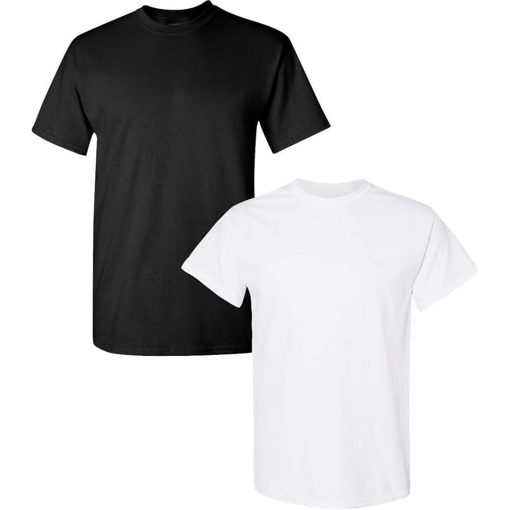 imageGildan Hammer Adult TShirt 2Pack Style GH000Blackwhite