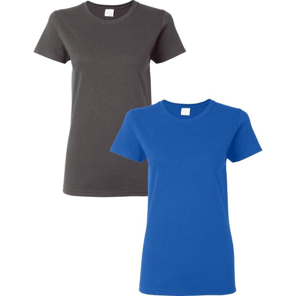 imageGildan Hammer Adult TShirt 2Pack Style GH000Charcoalroyal