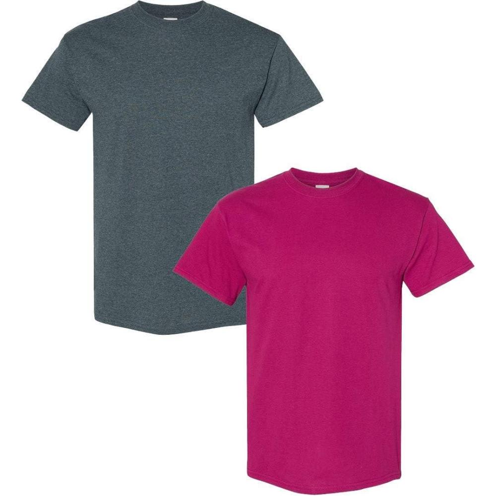 imageGildan Hammer Adult TShirt 2Pack Style GH000Dark Heatherberry