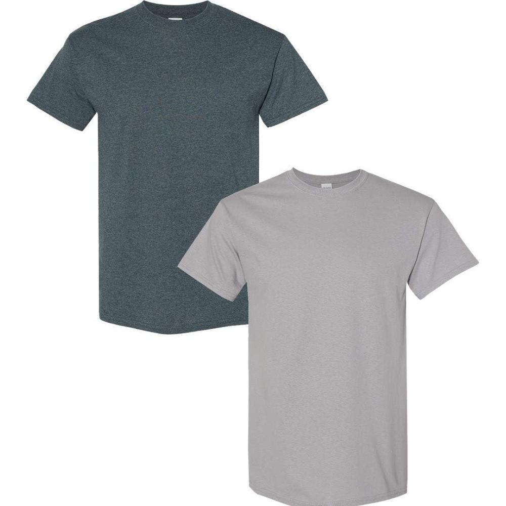 imageGildan Hammer Adult TShirt 2Pack Style GH000Dark Heathergravel