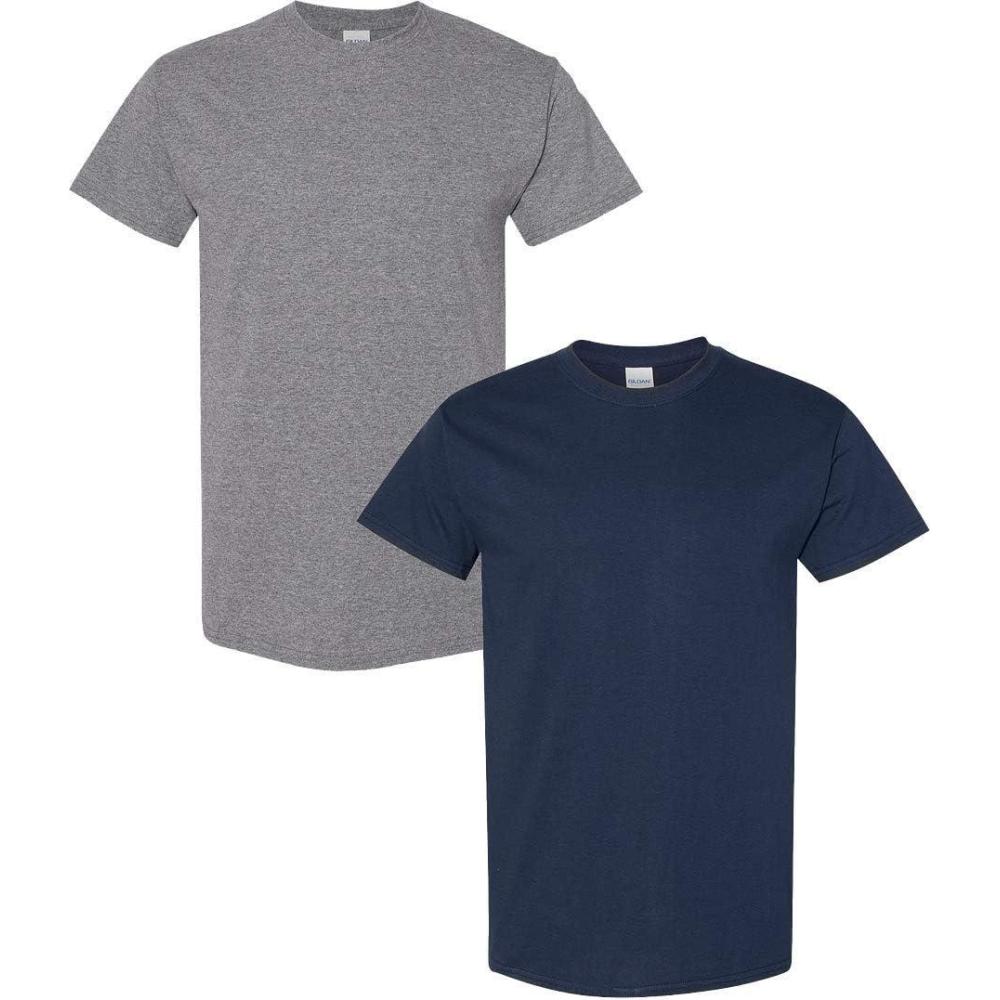 imageGildan Hammer Adult TShirt 2Pack Style GH000Graphitenavy
