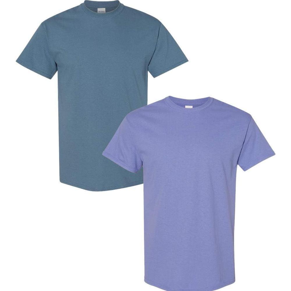 imageGildan Hammer Adult TShirt 2Pack Style GH000Indigoviolet