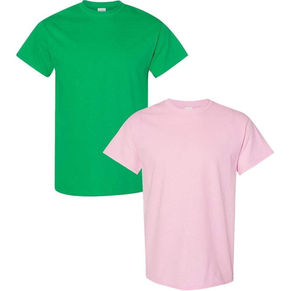 imageGildan Hammer Adult TShirt 2Pack Style GH000Irishlight Pink