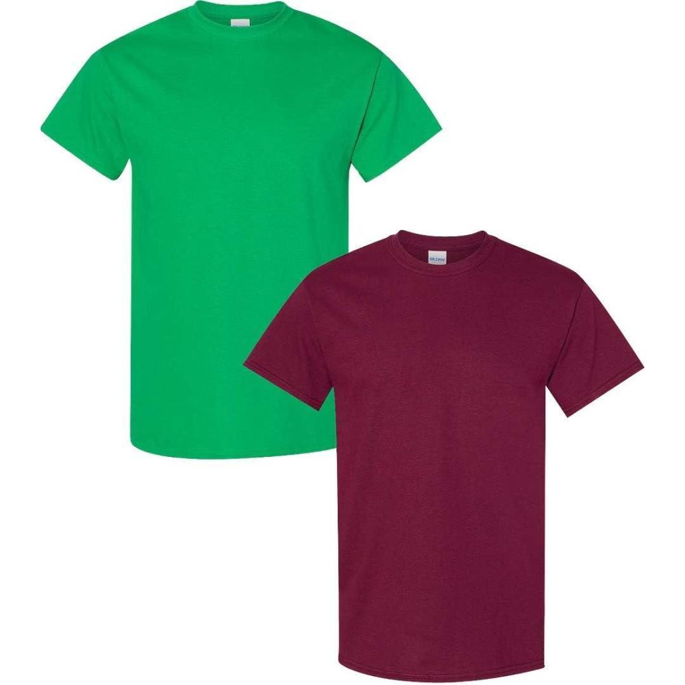 imageGildan Hammer Adult TShirt 2Pack Style GH000Irishmaroon