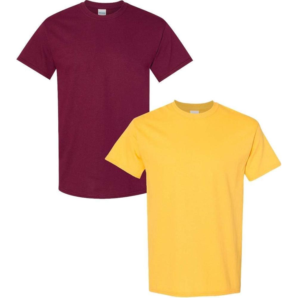 imageGildan Hammer Adult TShirt 2Pack Style GH000Maroondaisy