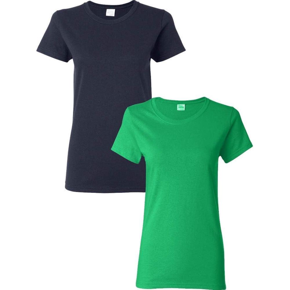 imageGildan Hammer Adult TShirt 2Pack Style GH000NavyIrish Green