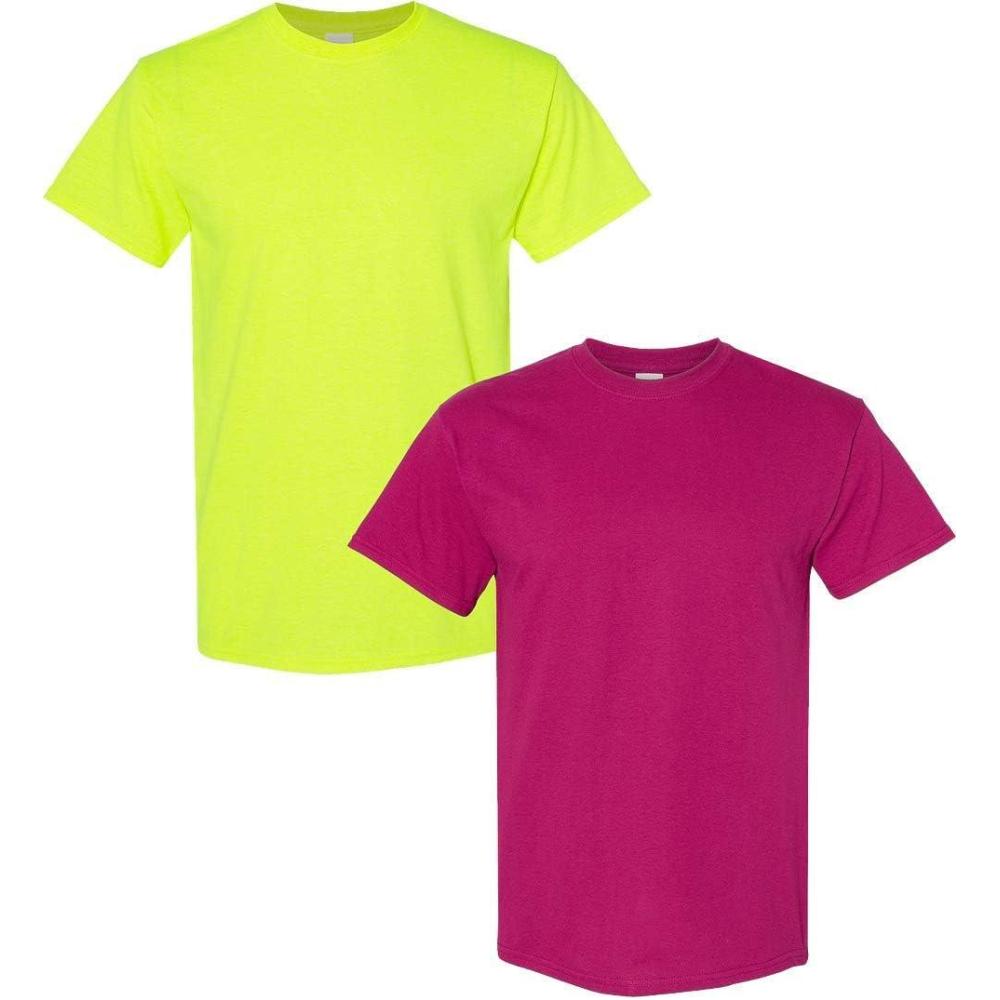 imageGildan Hammer Adult TShirt 2Pack Style GH000Safety Greenberry