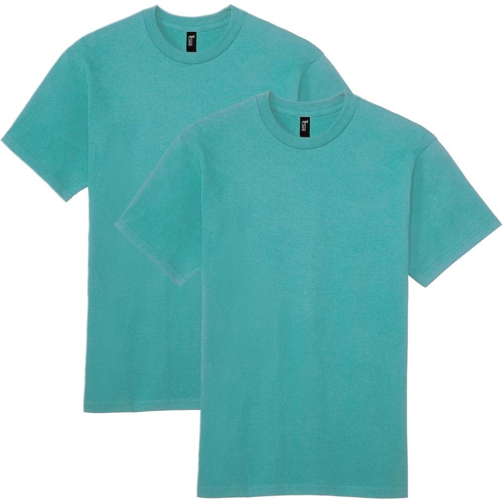 imageGildan Hammer Adult TShirt 2Pack Style GH000Seafoam 2pack