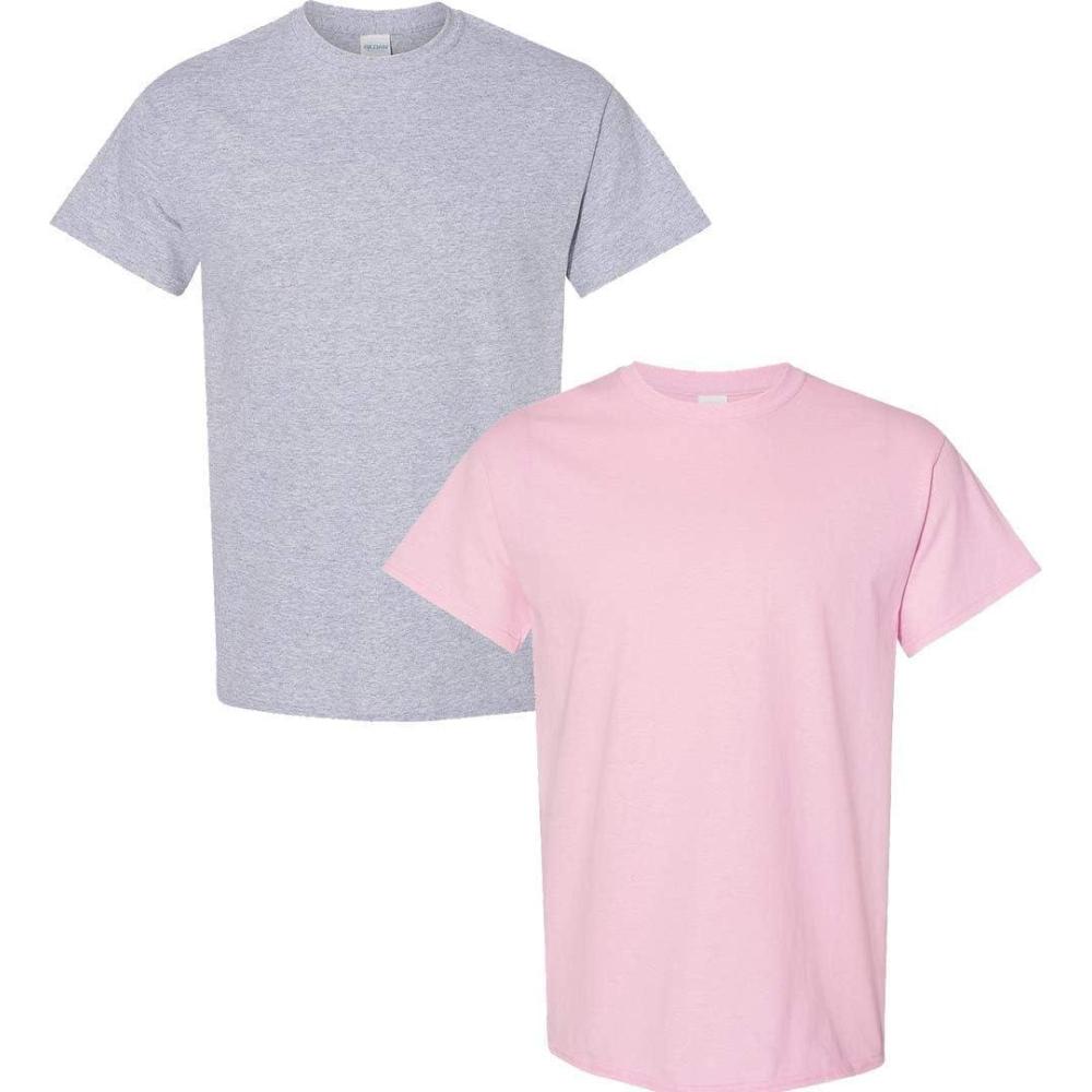 imageGildan Hammer Adult TShirt 2Pack Style GH000Sport Greylight Pink