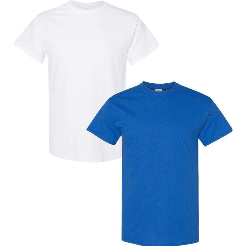 imageGildan Hammer Adult TShirt 2Pack Style GH000Whiteroyal