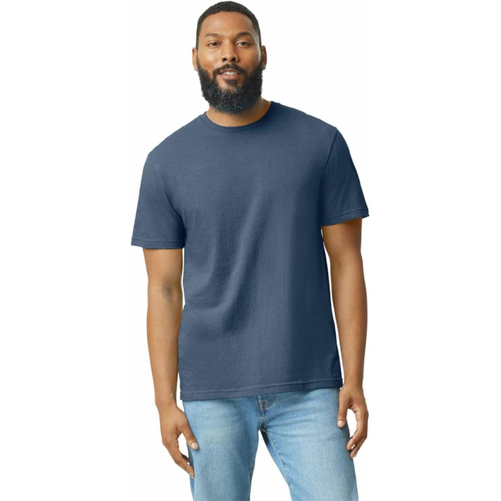 imageGildan Softstyle CVC Short Sleeve TShirt Style G67000 MultipackNavy Mist 36pack