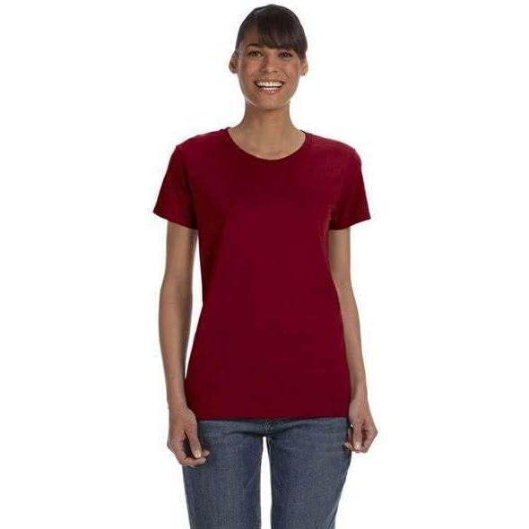 imageGildan Womens Heavy Cotton TShirt Style G5000L 2PackDark Red