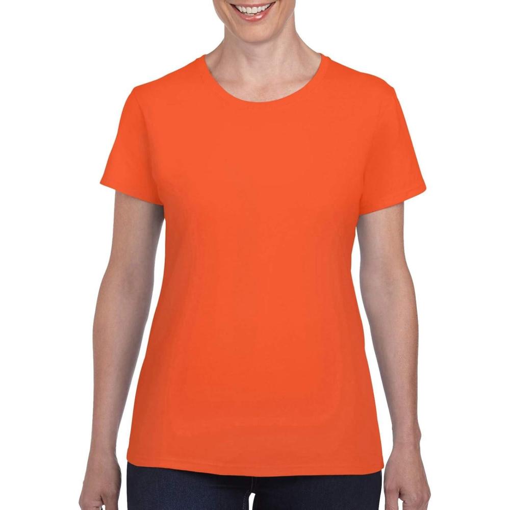 imageGildan Womens Heavy Cotton TShirt Style G5000L 2PackOrange