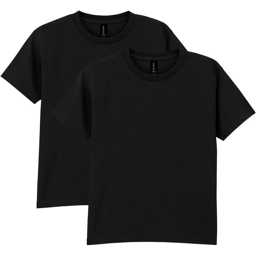 imageGildan Youth DryBlend TShirt Style G8000B 2PackBlack