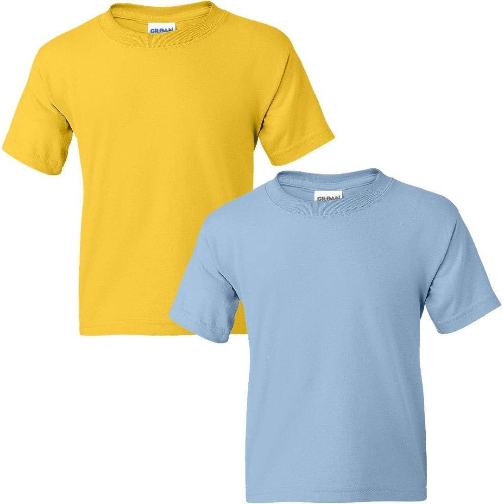 imageGildan Youth DryBlend TShirt Style G8000B 2PackDaisylight Blue