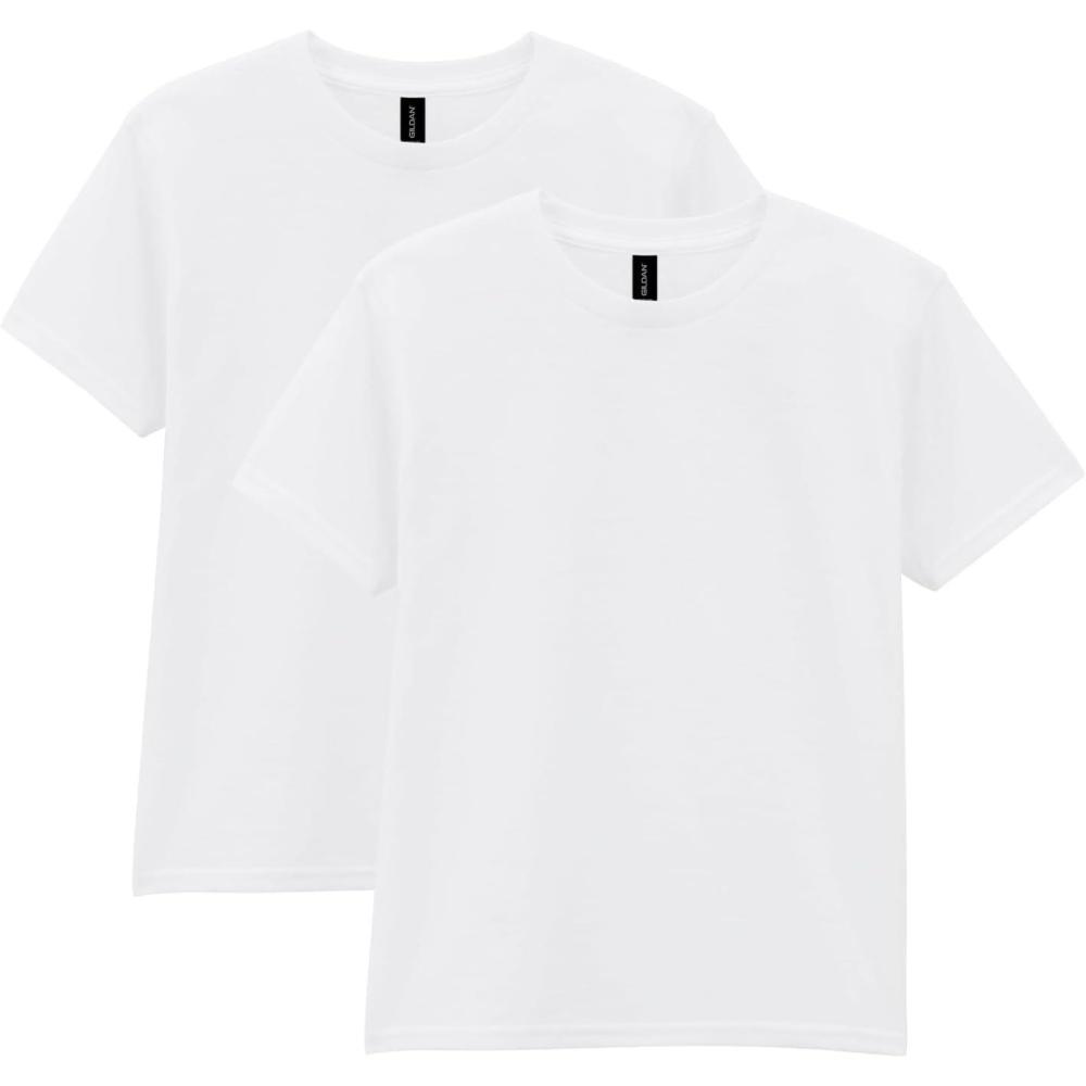 imageGildan Youth DryBlend TShirt Style G8000B 2PackWhite