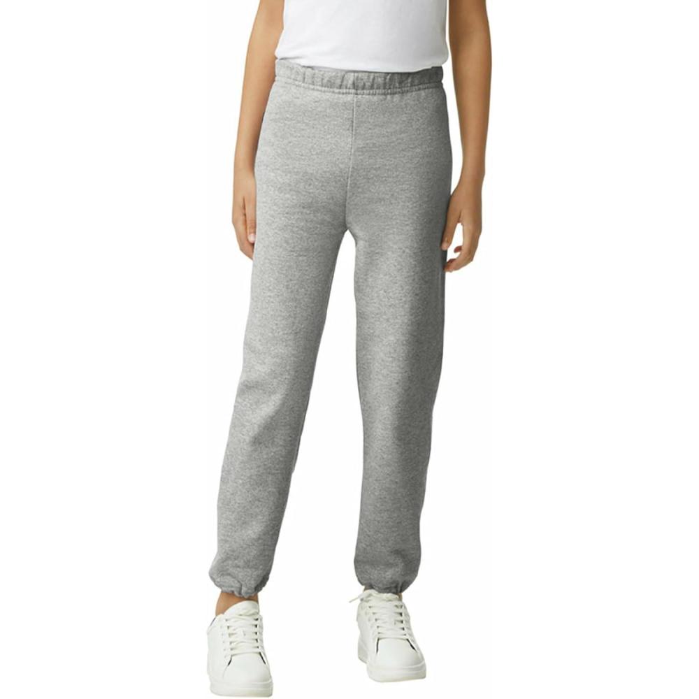 imageGildan Youth Elastic Bottom Sweatpants Style G18200BSport Grey